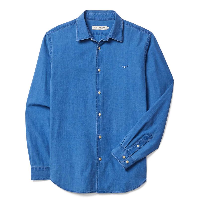 R.M. Williams Arno Regular Indigo Shirt image number 2